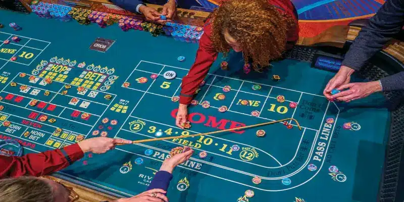 Craps là một trò chơi lắc xúc xắc nổi tiếng tại MK sport casino